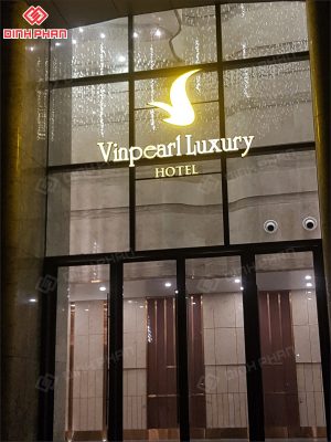 làm bảng hiệu khách sạn - dự án vinpearl luxury hotel landmark 81