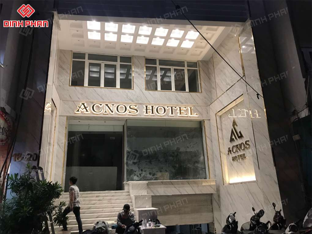 bộ chữ khách sạn acnos hotel