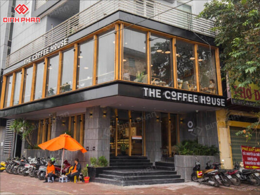 bảng hiệu quán cafe - the coffee house