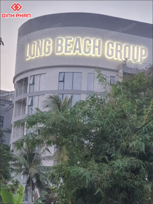 chữ nổi tòa nhà khổ lớn - long beach group