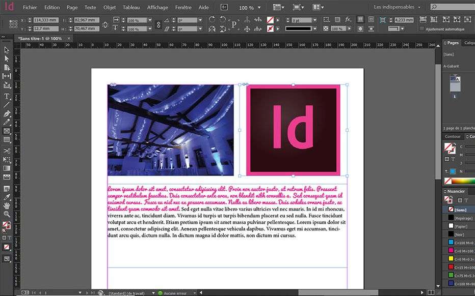 tính năng của Adobe InDesign