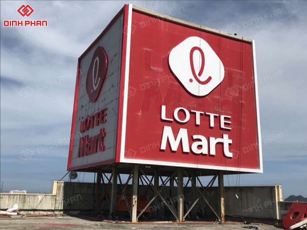 Lam bo chu logo Lotte dinhphanadv