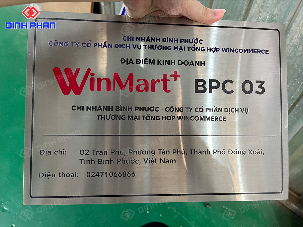 in uv inox biển winmart