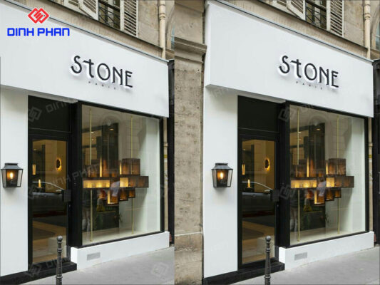 bảng hiệu shop giày dép