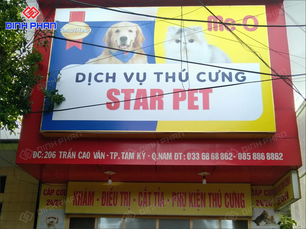 làm bảng hiệu pet shop