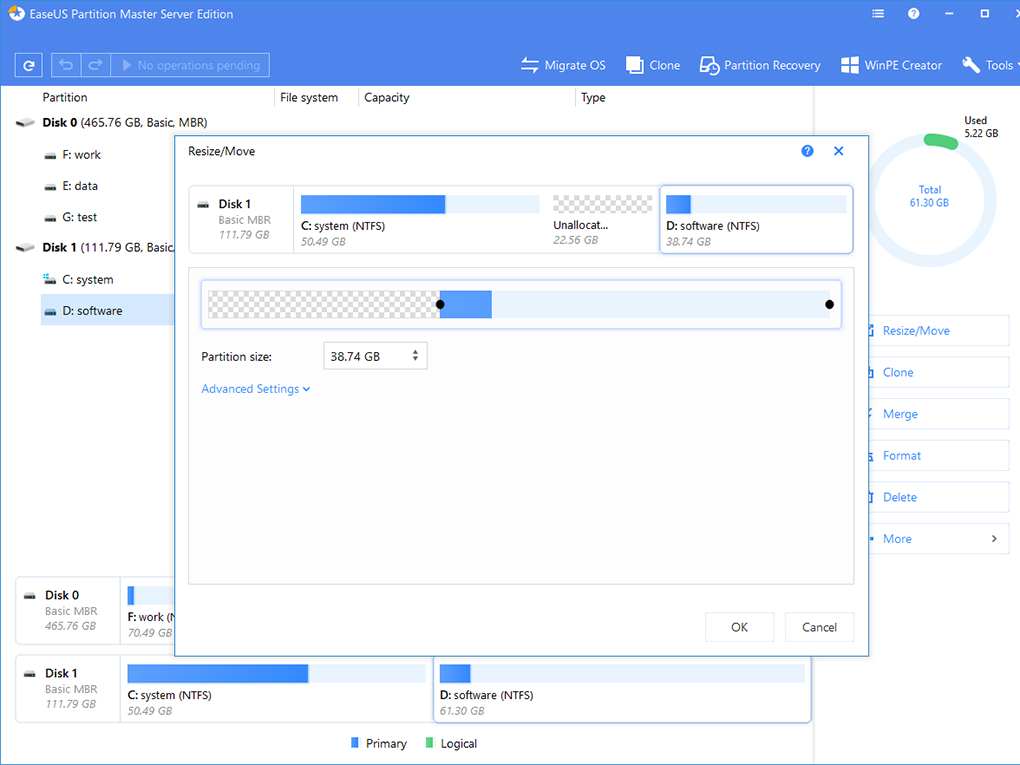 Tải Easeus Partition Master Full Crack