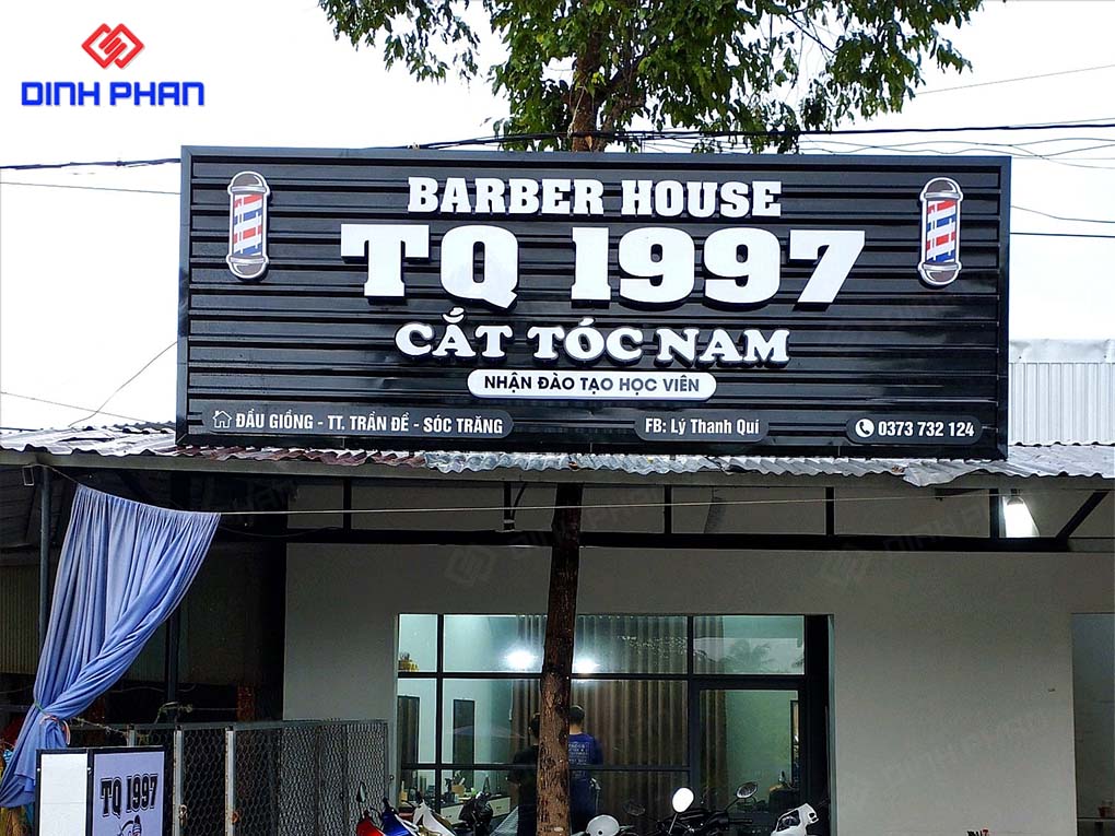 bảng hiệu barber shop