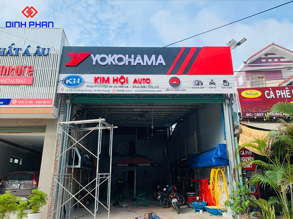 bảng hiệu sửa xe 