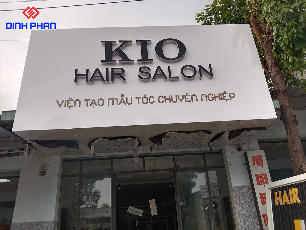 biển quảng cáo alu tiệm tóc