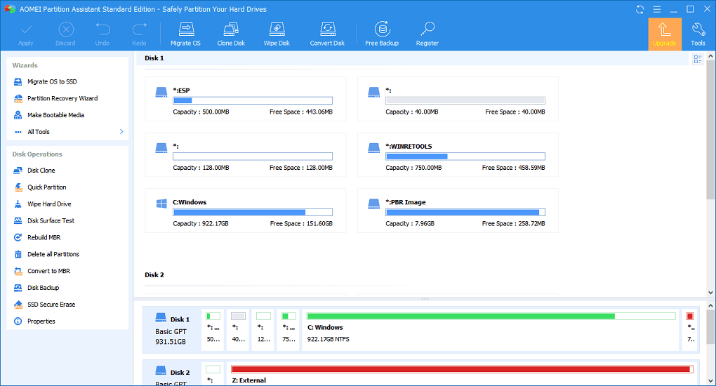 Download AOMEI Partition Assistant Full Crack 