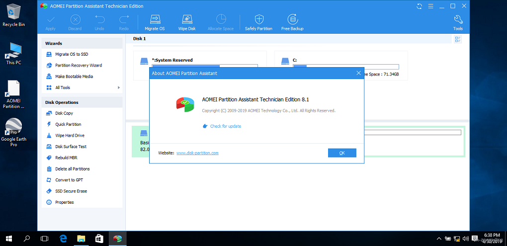 Download AOMEI Partition Assistant Full Crack