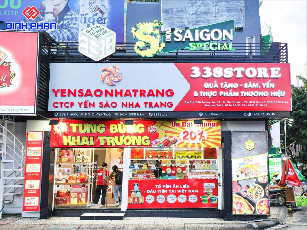 bảng hiệu yến sào đẹp