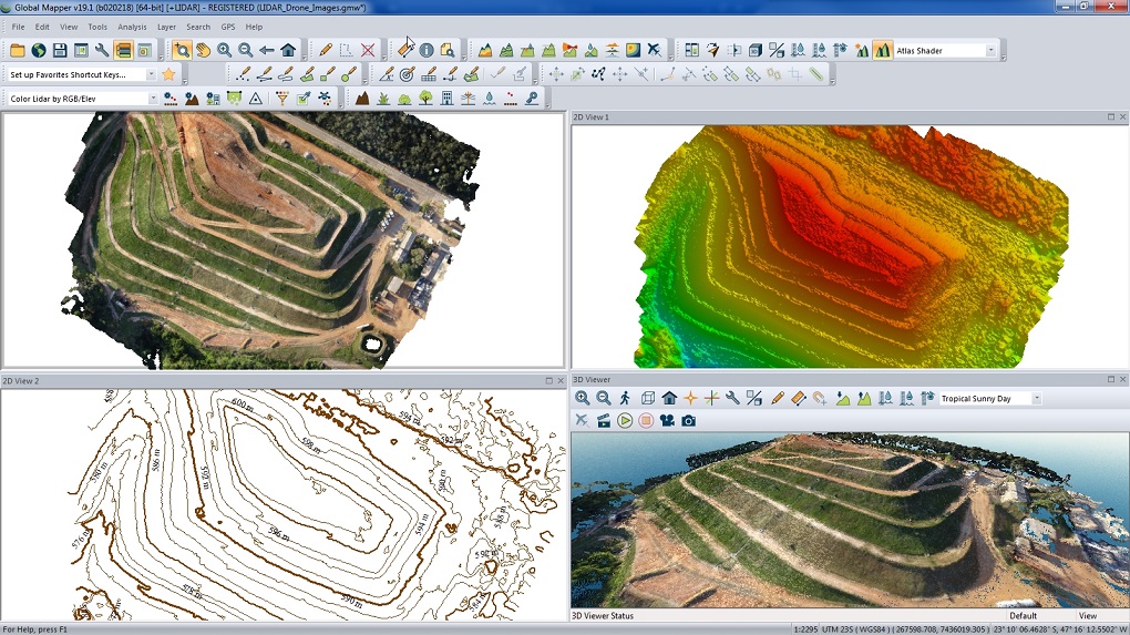 Tải Global Mapper 20.0.1 Full Crack