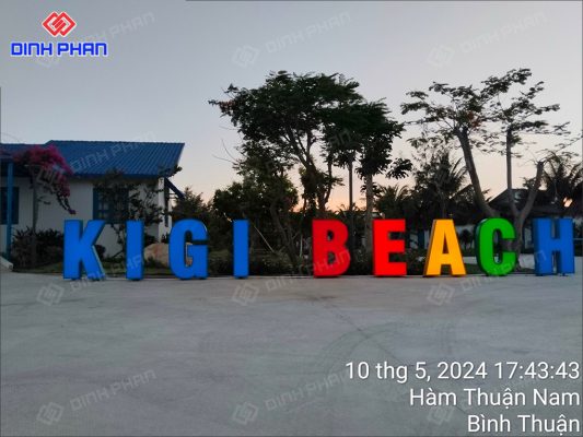 bảng biển kigi beach resort