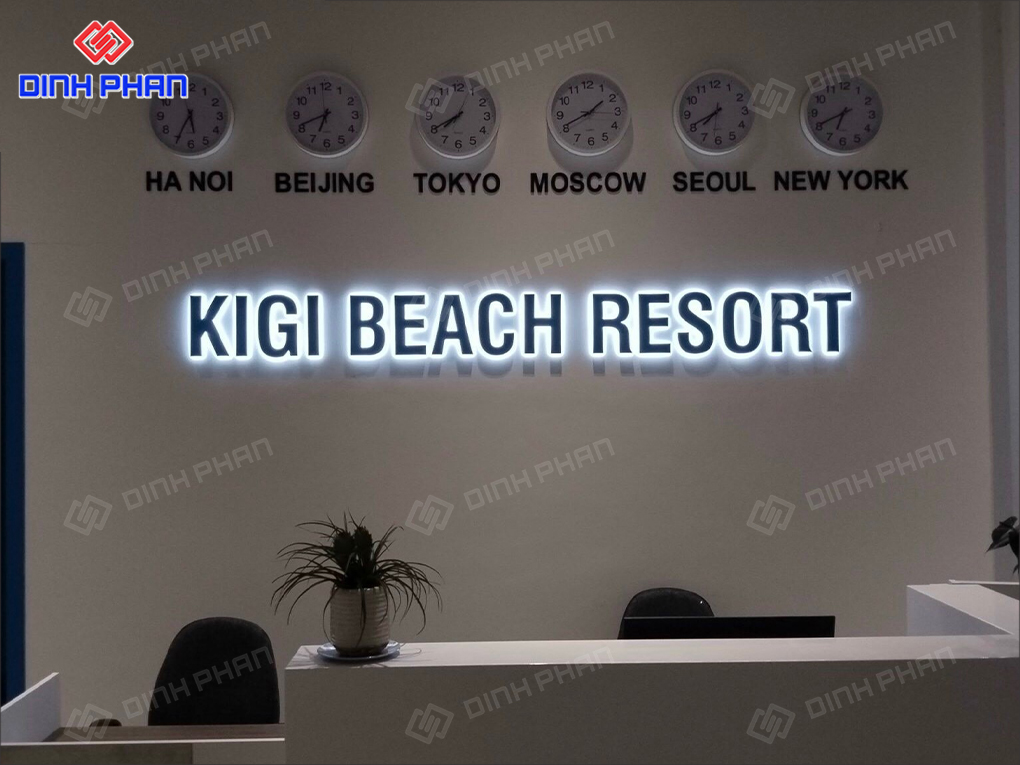 sảnh lễ tân kigi beach resort