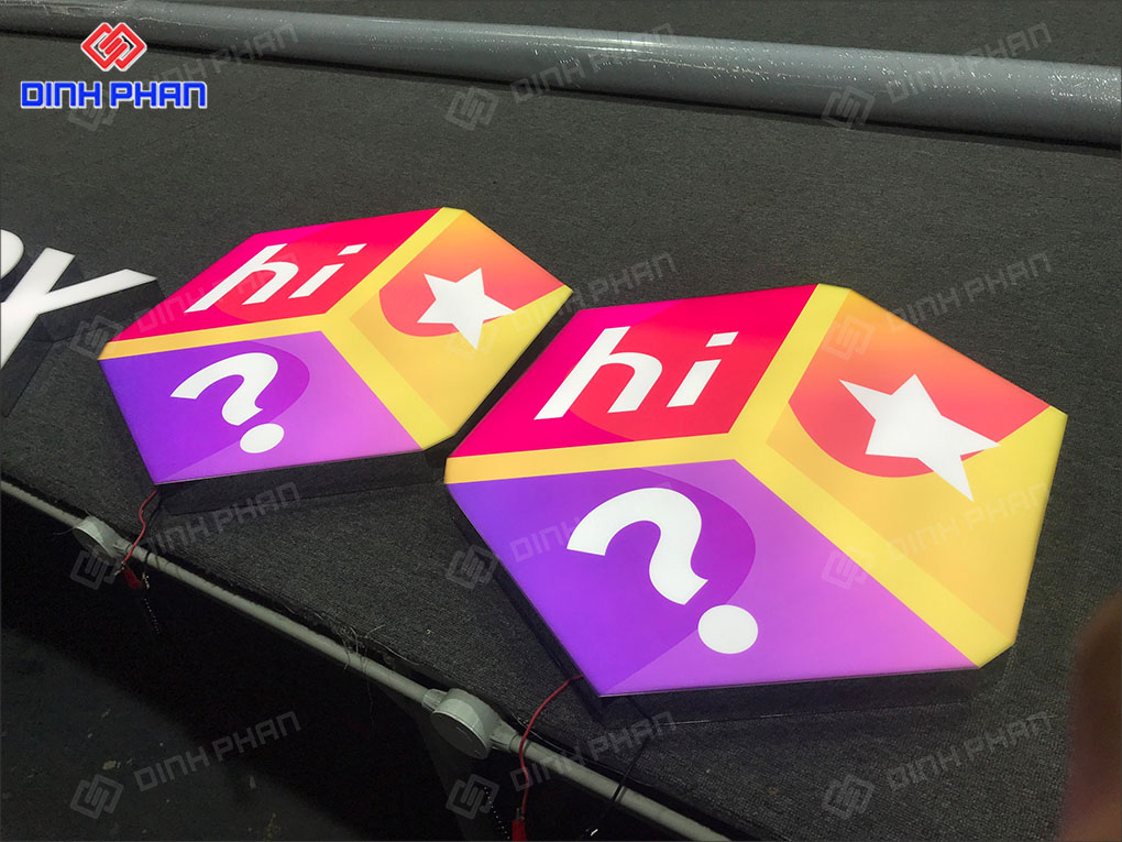 Chữ inox sáng mặt