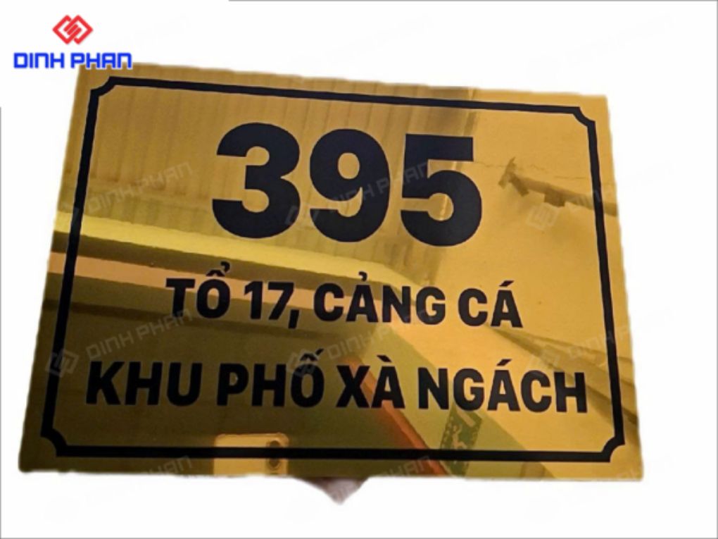 Chữ inox ăn mòn
