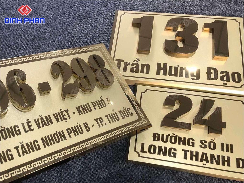 Chữ inox ăn mòn