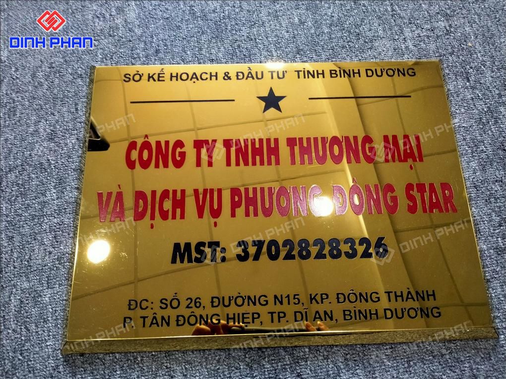 Chữ inox ăn mòn