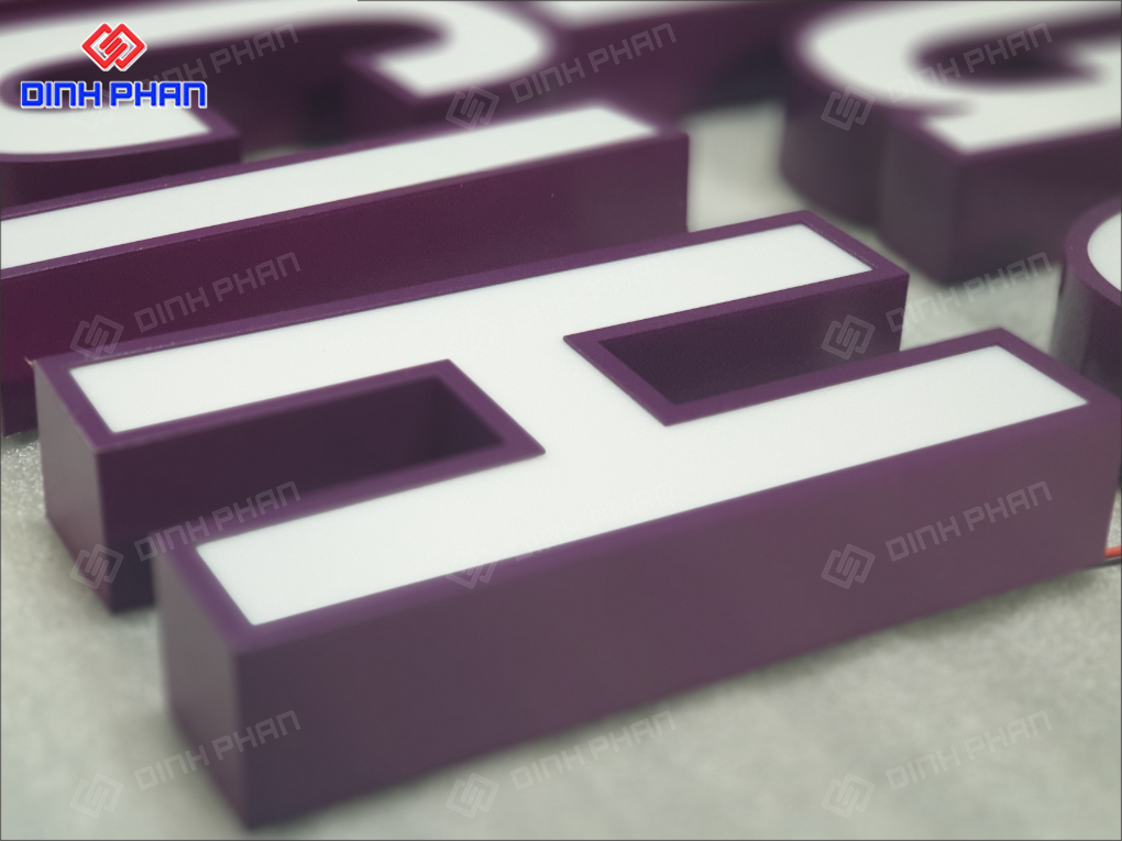 Chữ inox có đèn