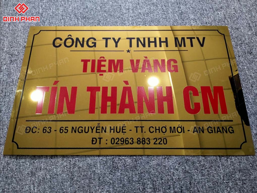 Chữ inox in UV