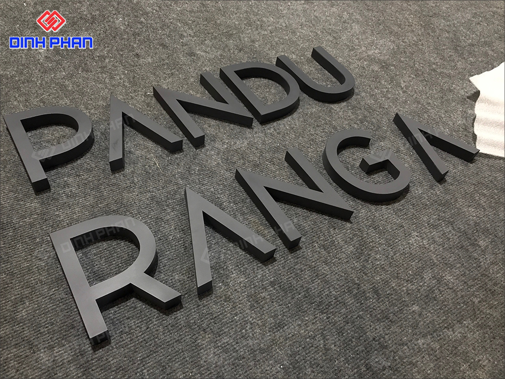 Chữ inox sơn