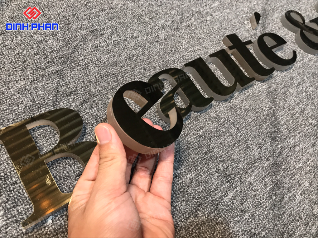 Chữ inox sơn tĩnh điện