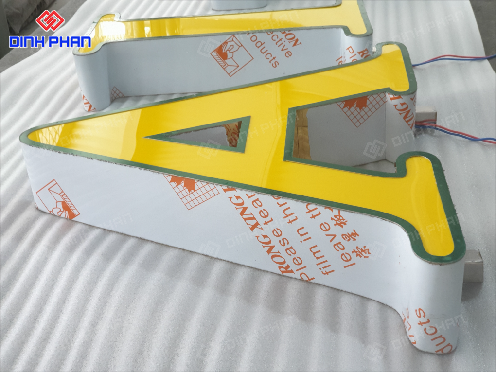 Chữ inox sơn tĩnh điện