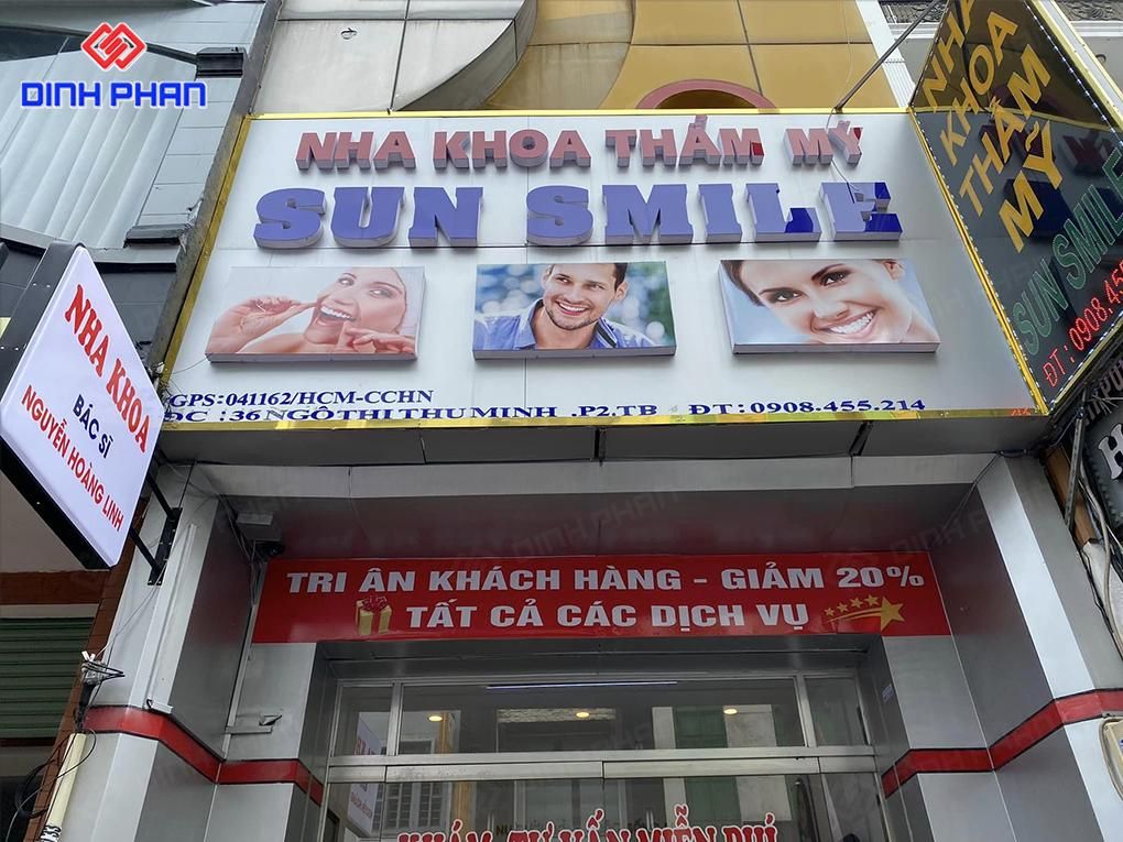 Chữ mica chân alu