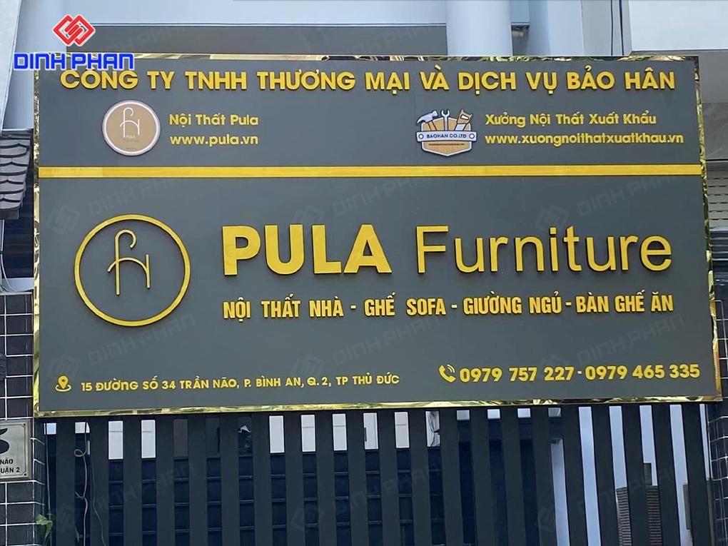 Chữ mica chân alu