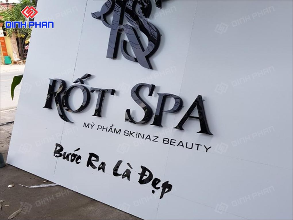 Chữ mica chân alu