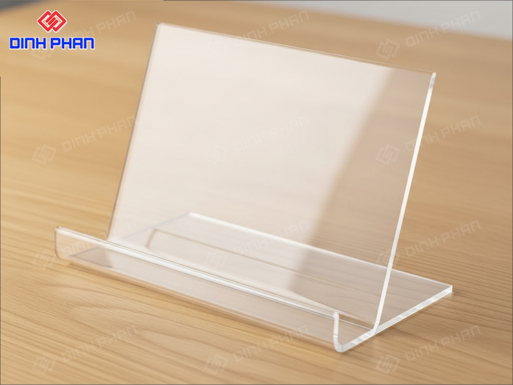 Chữ mica để bàn