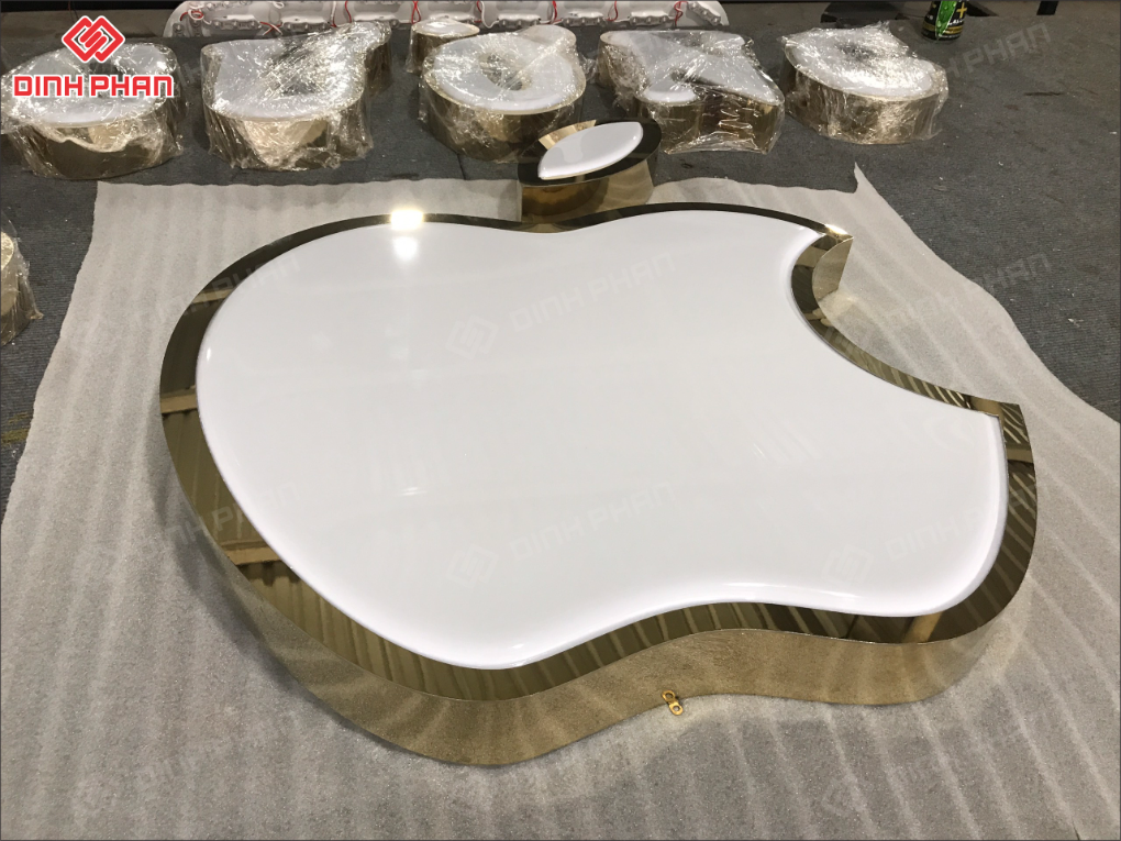 Chữ mica lọng viền inox