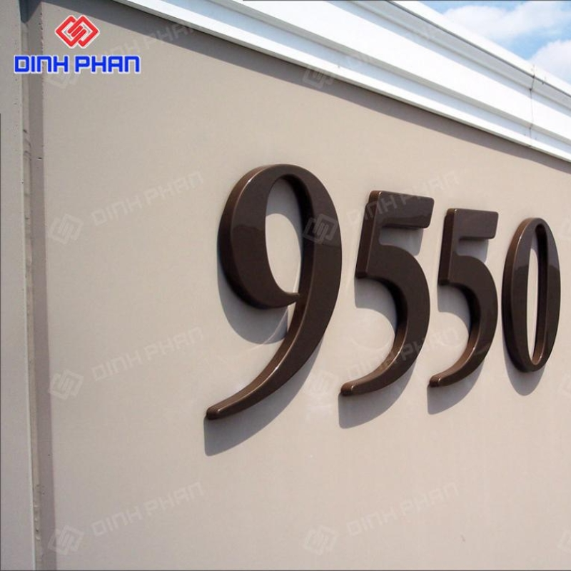 Chữ nhôm anode