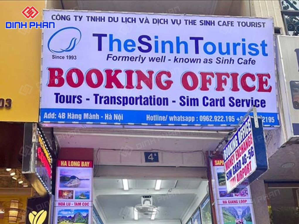Bảng hiệu du lịch