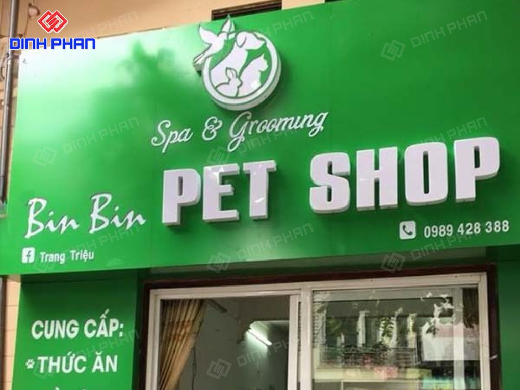 Bảng hiệu pet shop