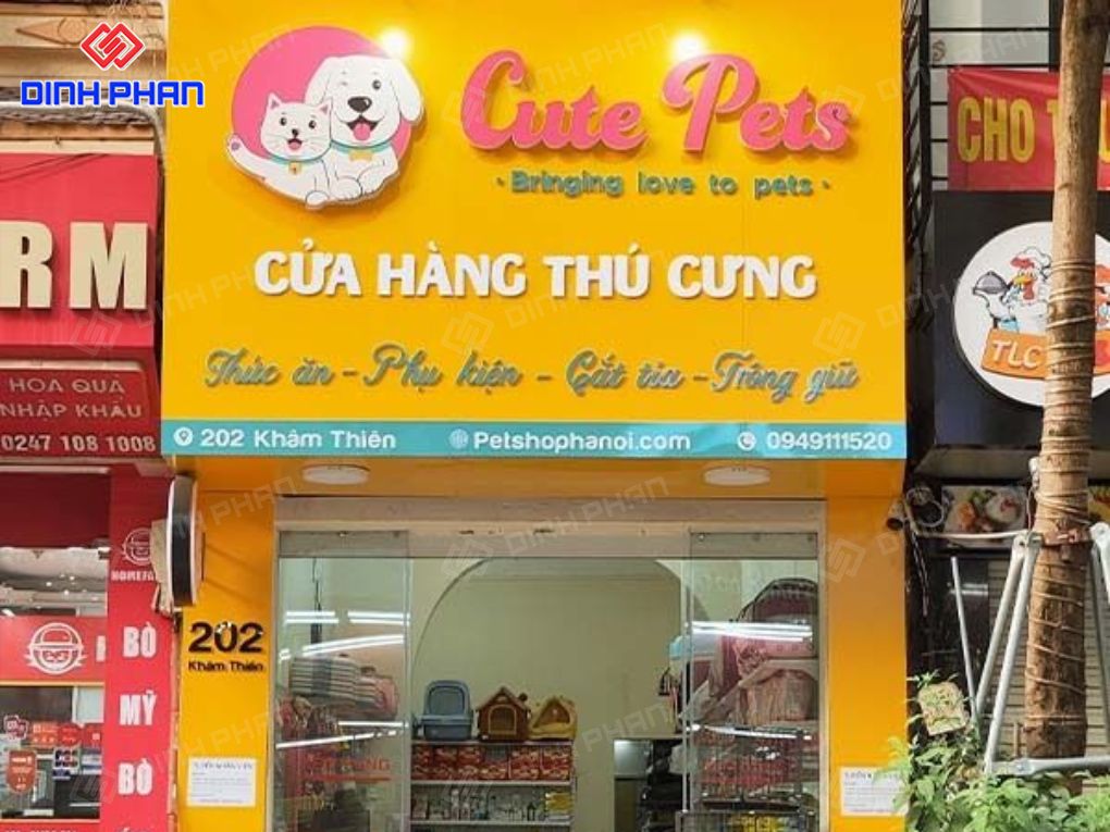 Bảng hiệu pet shop