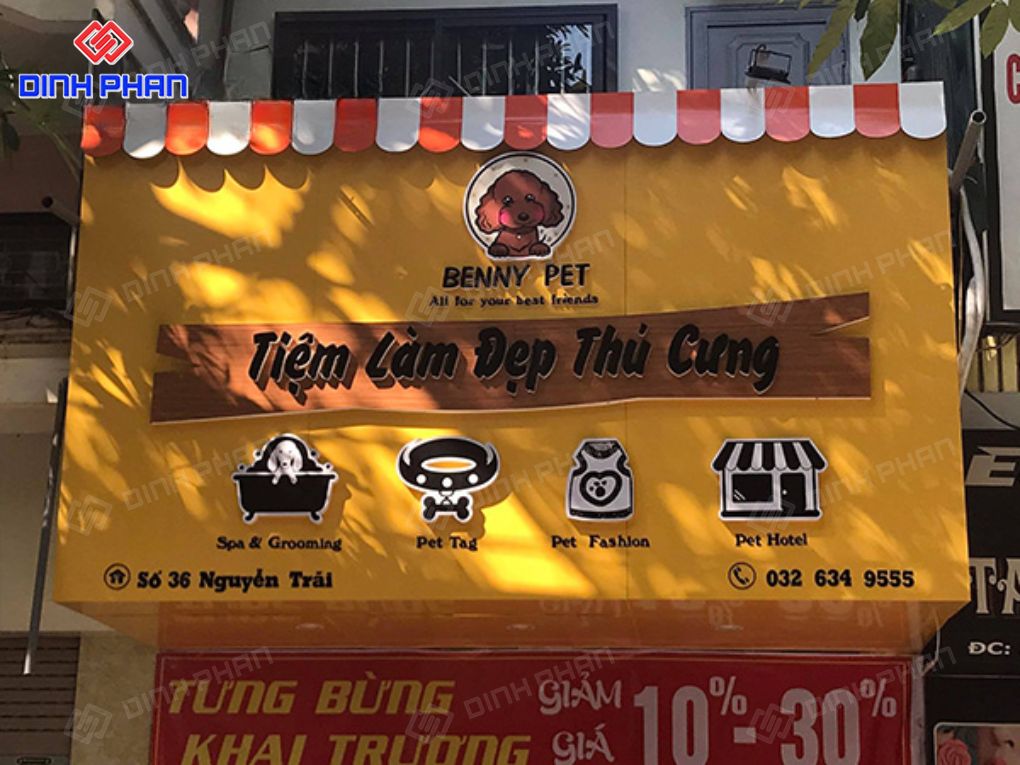 Bảng hiệu pet shop