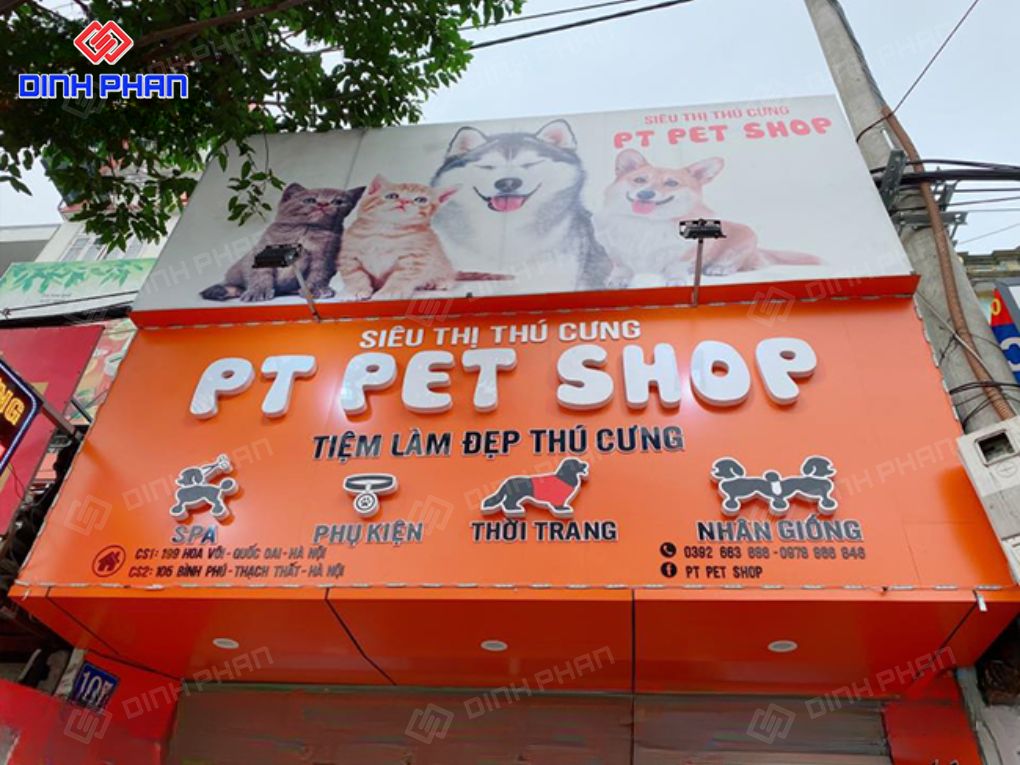 Bảng hiệu pet shop
