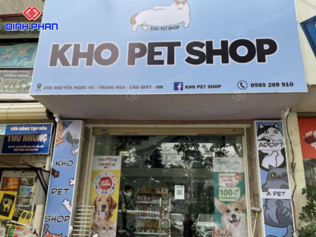 Bảng hiệu pet shop