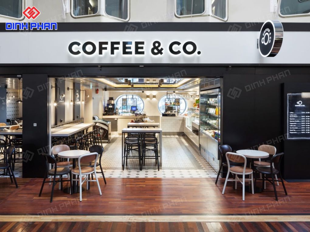 Làm bảng hiệu cafe