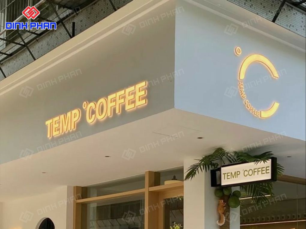 Làm bảng hiệu cafe