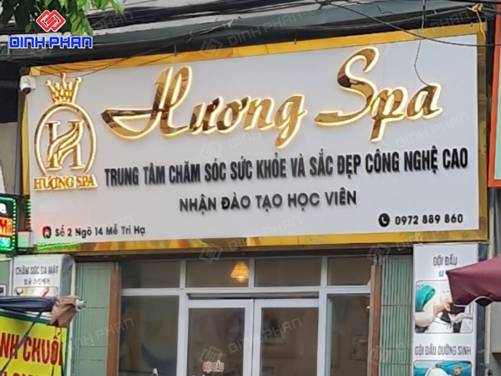 Làm bảng hiệu Spa