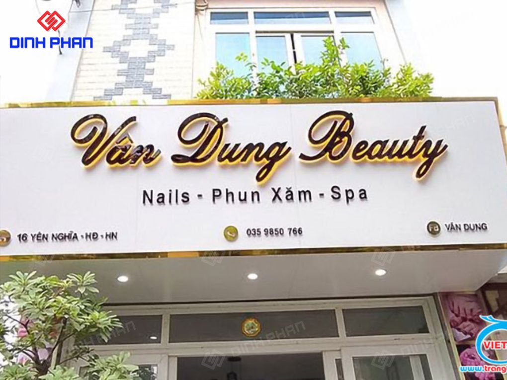 Làm bảng hiệu Spa