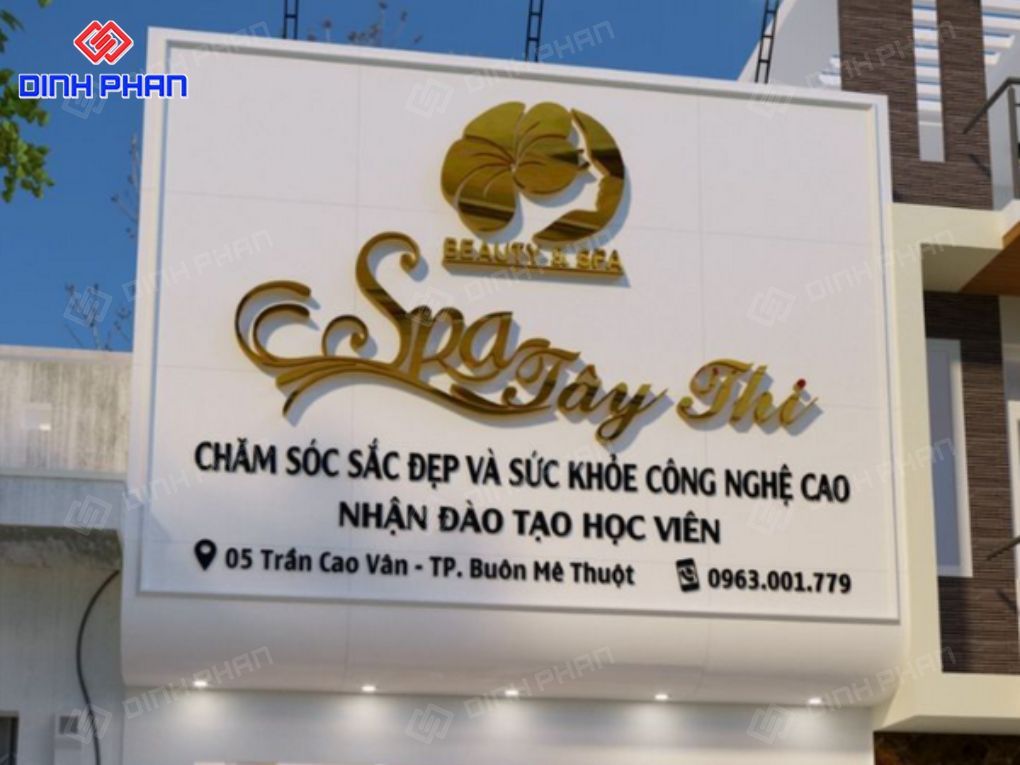 Làm bảng hiệu Spa