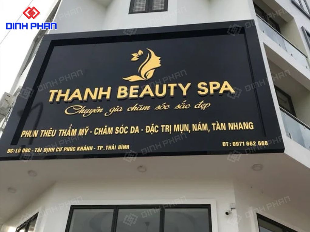 Làm bảng hiệu Spa