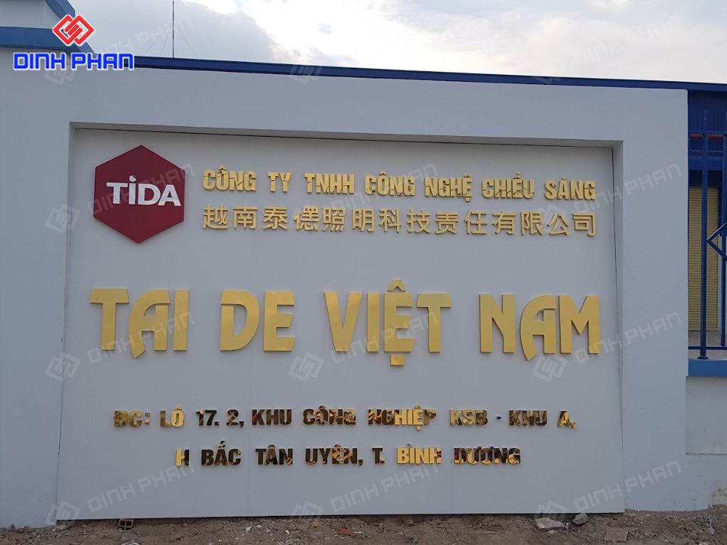 Thi công bảng hiệu công ty BMT