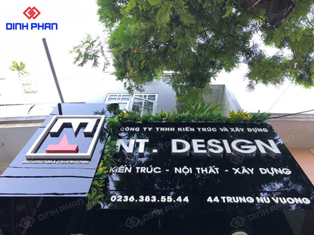 Thi công bảng hiệu công ty BMT