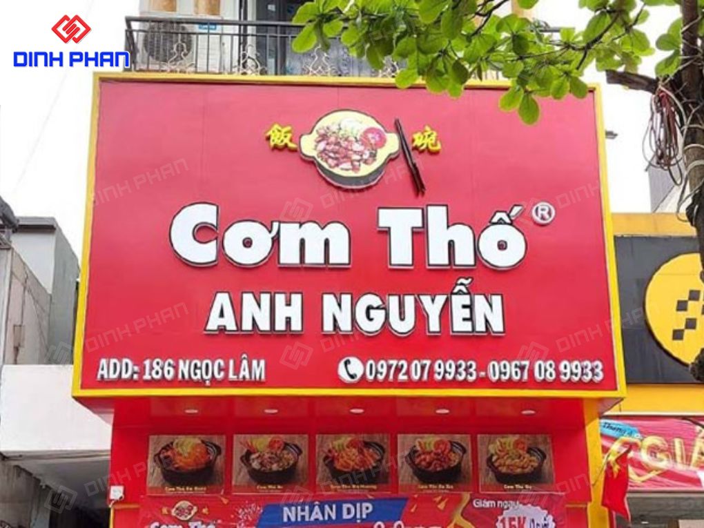 Làm bảng hiệu quán ăn