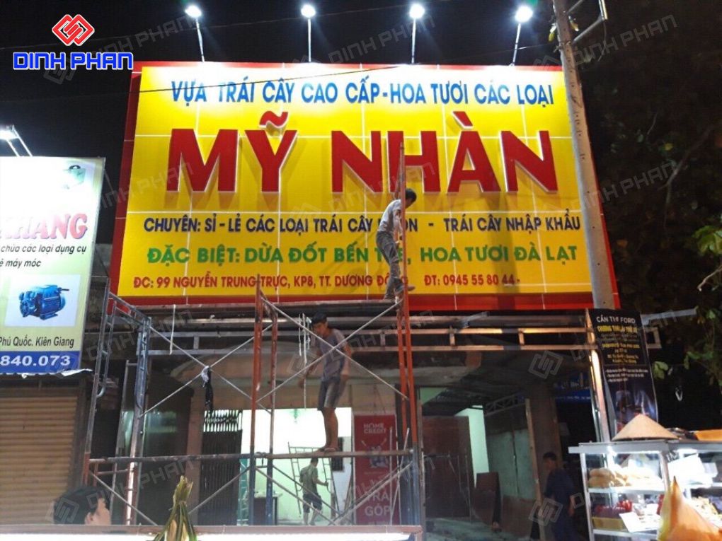 Báo giá biển alu chữ nổi